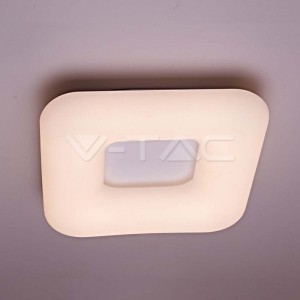 26W Пендел/Плафон Квадрат  3 Цветен D:300*300*80 Димиращ Бял 