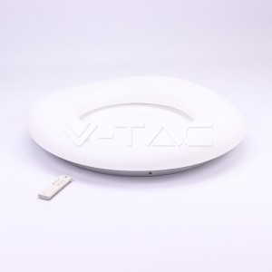 80W Пендел/Плафон Кръг 3 Цветен D:750*H:120 Димиращ Бял 