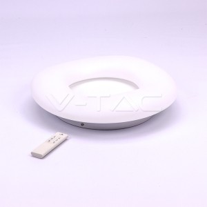 32W Пендел/Плафон Кръг 3 Цветен D:460*H:120 Димиращ Бял 