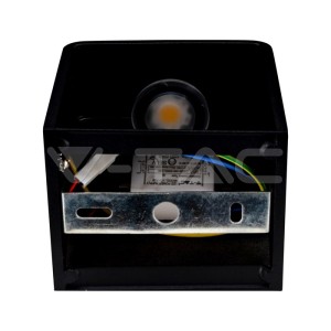 6W Аплик Bridglux Chip Черно Тяло Квадрат 3000K 