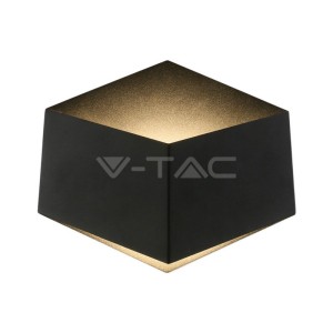 3W Стенна Лампа Bridglux Chip Черно Тяло  3000K 