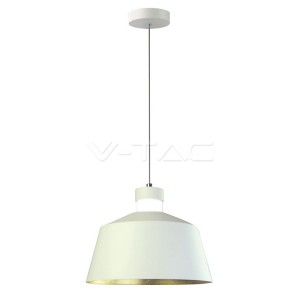 7W Лед Пендел Акрил Бял Абажур 25x19 3000K