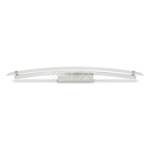 12W LED Стенна/Таванна Лампа Стъкло/Хром 4000К