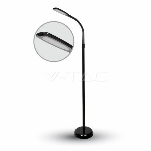 7W LED Наземна Лампа 4000K Черно Тяло
