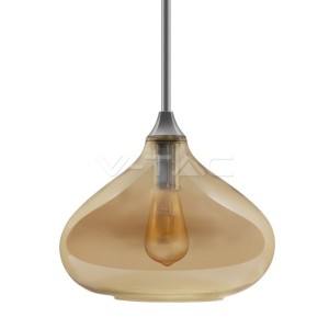 Пендел Стъклен Сфера Modern Amber Прозрачен ф280