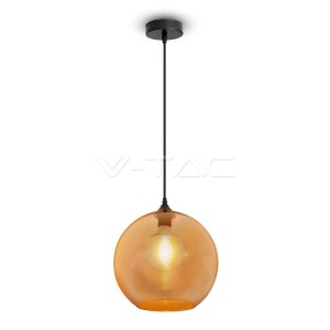 Пендел Стъклен Сфера Amber ф300