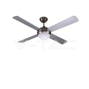 2*Е27 LED Тяло/Вентилатор Таван Дистанционно 4 Перки 60W AC Мотор