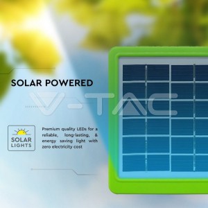 LED Крушка - 7W Соларна 3в1 С Дистанционно 