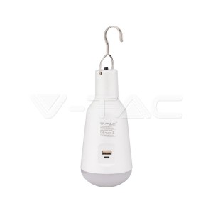 LED Крушка - 7W Соларна 3в1 С Дистанционно 