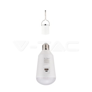 LED Крушка - 7W Соларна 3в1 С Дистанционно 