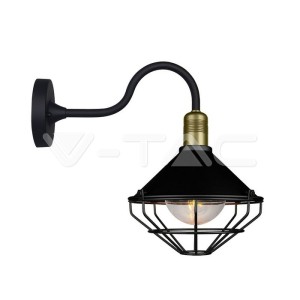 Стенна Лампа GLO E27 IP65 Ф250 Черна 