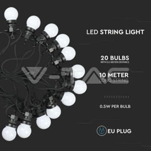 0.5W Поредица Крушки 10М 20 Крушки 24V 3000K