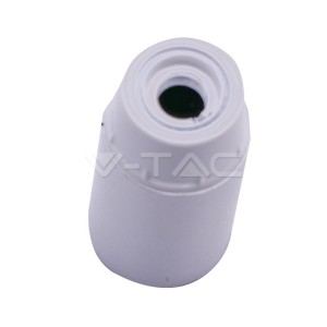 E14 LAMP HOLDER BACKELITE Бяла