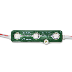 LED Модул 3LED SMD5050 Green IP67 