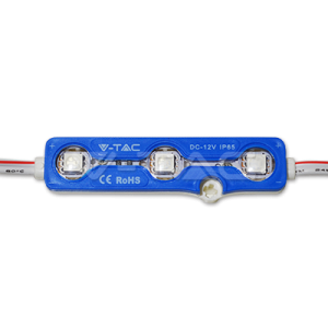 LED Модул 3LED SMD5050 Blue IP67 