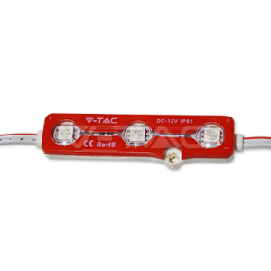LED Модул 3LED SMD5050 Red IP67 