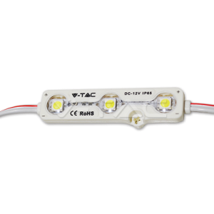 LED Модул 3LED SMD5050 6000K IP67 