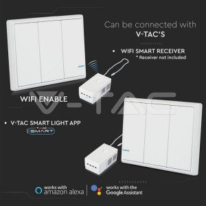 Безжичен Троен Ключ За Приемник SKU8458-8459 IP54