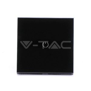 WIFI SMART Touch Ключ Единичен Черен  