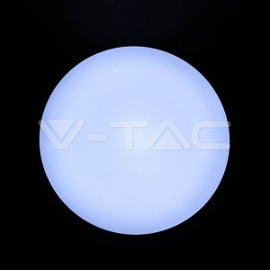 LED Плафониета - 40W SMART Ф350 Звезди Топла + Студена Светлина 