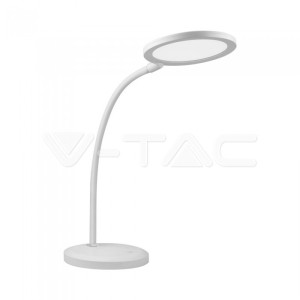 7W LED Настолна Лампа Димираща Бяло Тяло 3000К