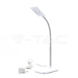 3W LED Настолна Лампа Бяло Тяло 3000К