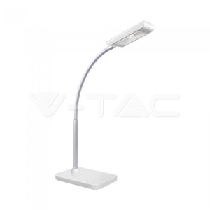 3W LED Настолна Лампа Бяло Тяло 3000К