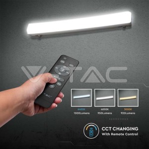 LED Влагозащитено Тяло Солар 1200mm 18W 3в1 Дистанционно + Сензор 