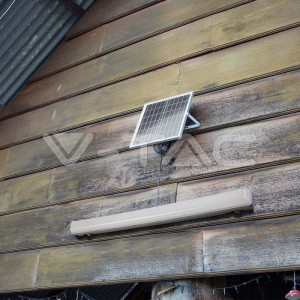 LED Влагозащитено Тяло Солар 1200mm 18W 3в1 Дистанционно + Сензор 