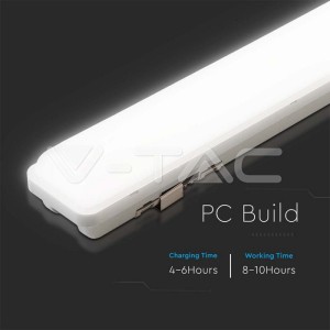 LED Влагозащитено Тяло Солар 1200mm 18W 3в1 Дистанционно + Сензор 