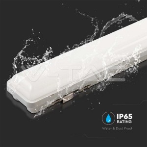 LED Влагозащитено Тяло Солар 1200mm 18W 3в1 Дистанционно + Сензор 