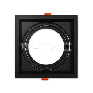 1xAR111 Тяло За Вграждане Черно Тяло 