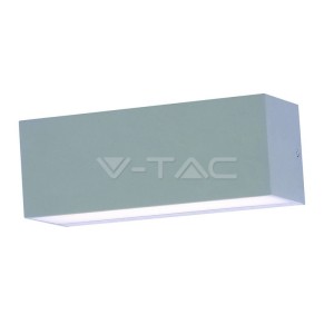 12W Фасаден Аплик 2 Посоки Сив 4200К IP65