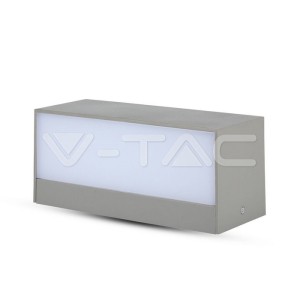 12W Фасаден Аплик 2 Посоки Сив 3000К IP65