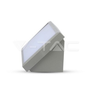 20W Фасаден Аплик Ъглов Сив 3000К IP65