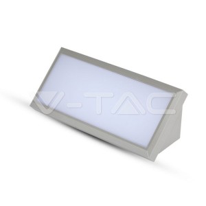 12W Фасаден Аплик Ъглов Сив 3000К IP65
