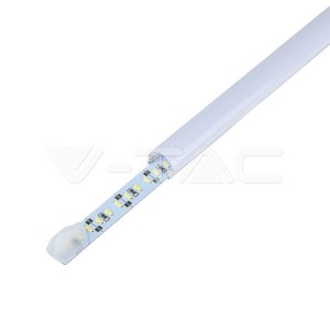 LED Твърда Лента В Профил 144LED SMD4014 6400K 