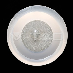 48W LED Плафон С Дистанционно 3в 1 Димиращ Кристал 