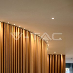 5W LED Луна Пожароустоичива Никел Димираща 3000К