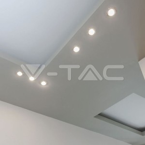 5W LED Луна Пожароустоичива Никел Димираща 3000К