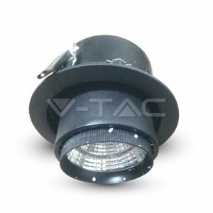 25W LED Луна COB Променлив Ъгъл Черно Тяло 5000К          