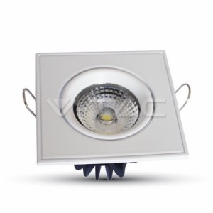 5W LED Луна COB Квадратен Модул Ротационна - Бяло Тяло 6000K 