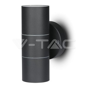 GU10 Wall Fitting Stainless Steel Body Matt Black IP44  2Way
