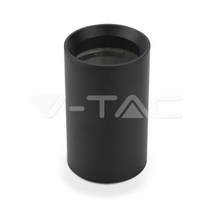 GU10 Отливка Външен Монтаж Черна H:100mm  