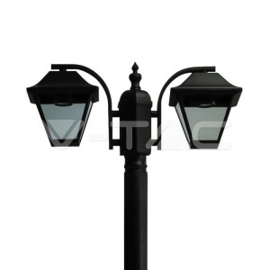 Градиснки Лампа 2ХE27 2280мм Черен IP44 