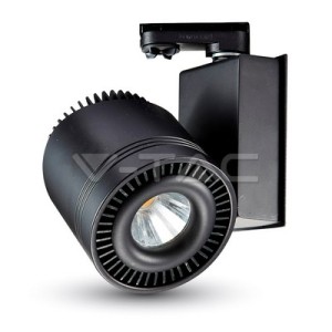 45W LED COB CRI>95 Прожектор Релсов Монтаж Черно Тяло 5000K 