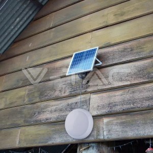 15W LED Соларен Плафон IP65 Дистанционно Сензор 3в1 