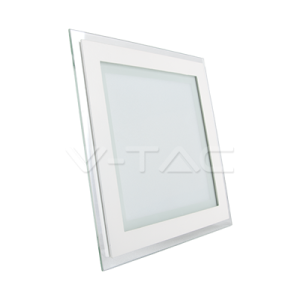 12W LED Панел Стъклено Тяло - Квадратен Модул  3000K