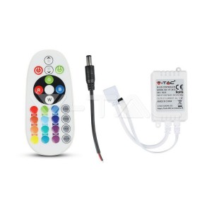 Дистанционно Управление RGB 24 бутона Кръгло 