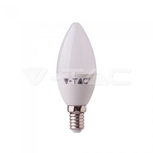 LED Крушка - SAMSUNG ЧИП 5.5W E14 C37 Кендъл Димиращ 4000K